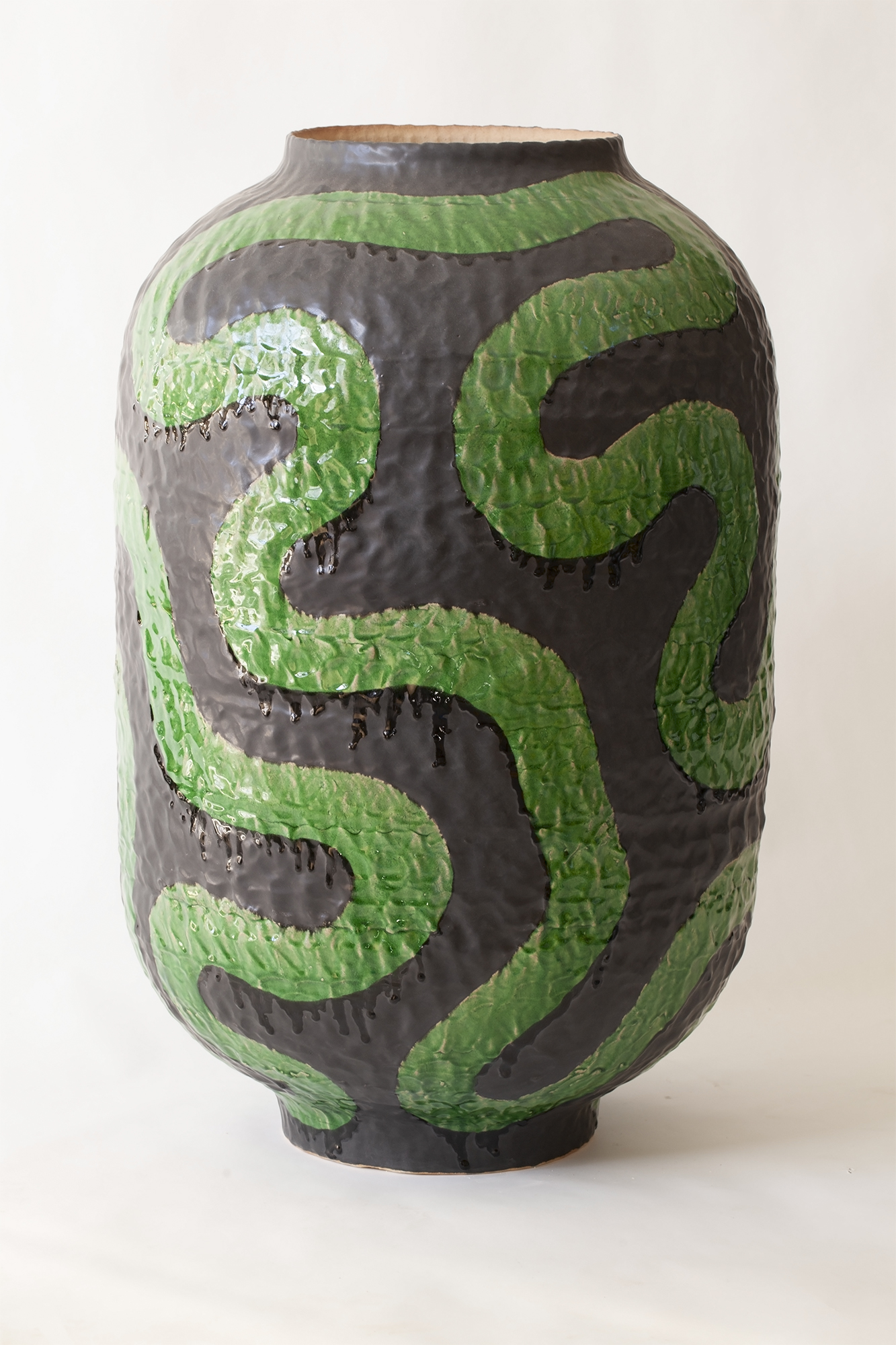 Green Vine Jar